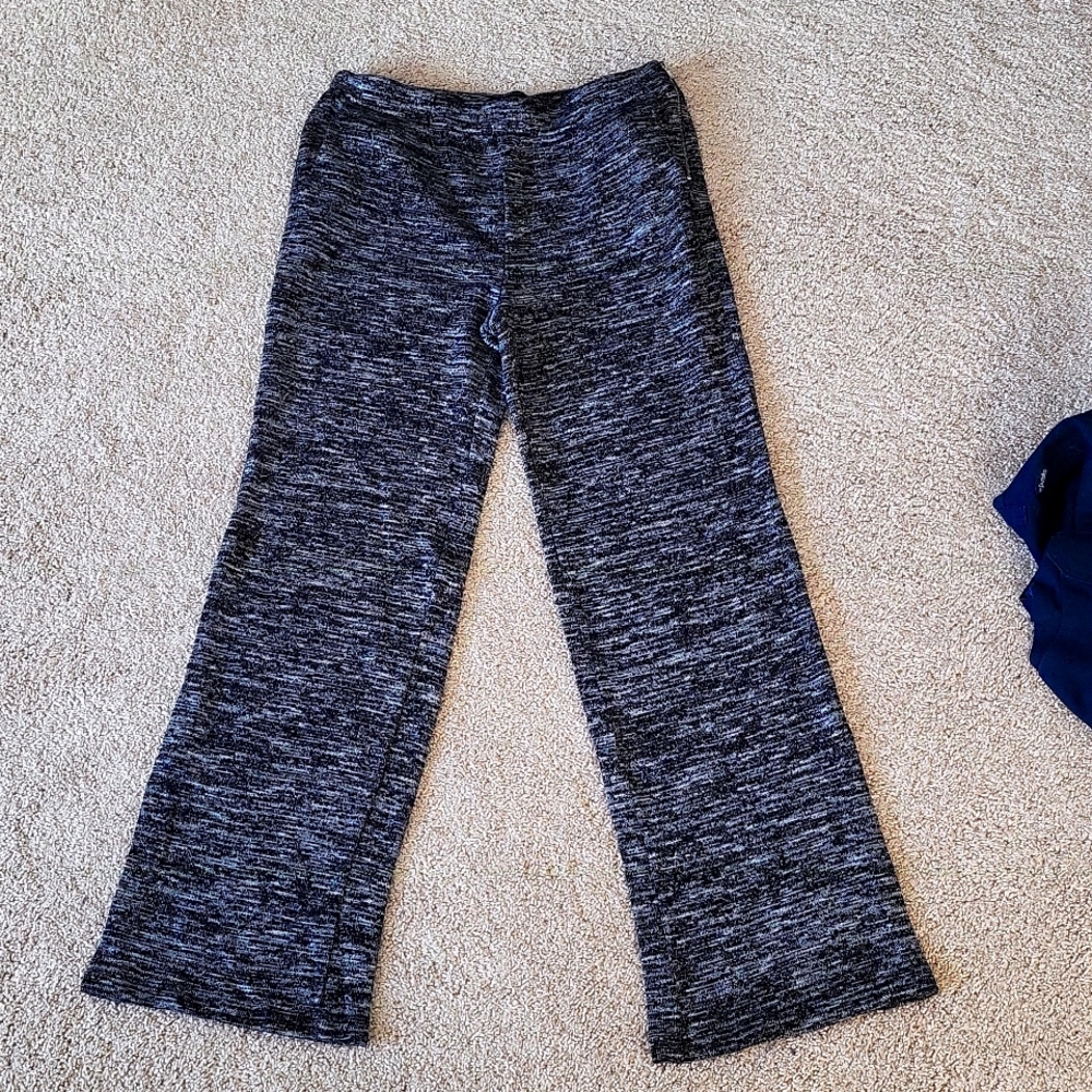 Space dye sweater pants